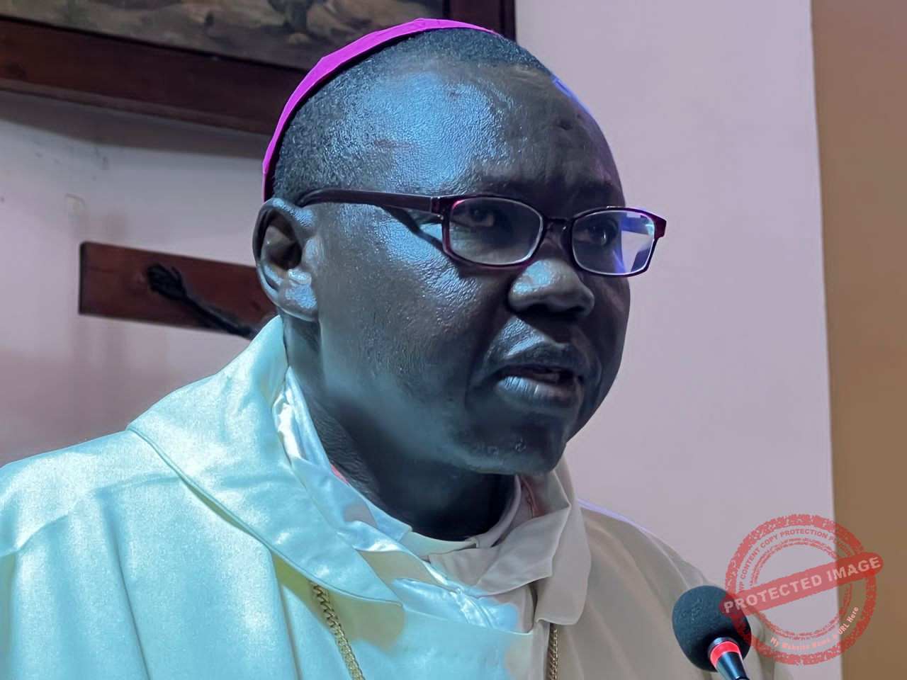 Juba Catholic Archdiocese Bishop Santo Laku Pio/Photo Credit: Confucius Taban