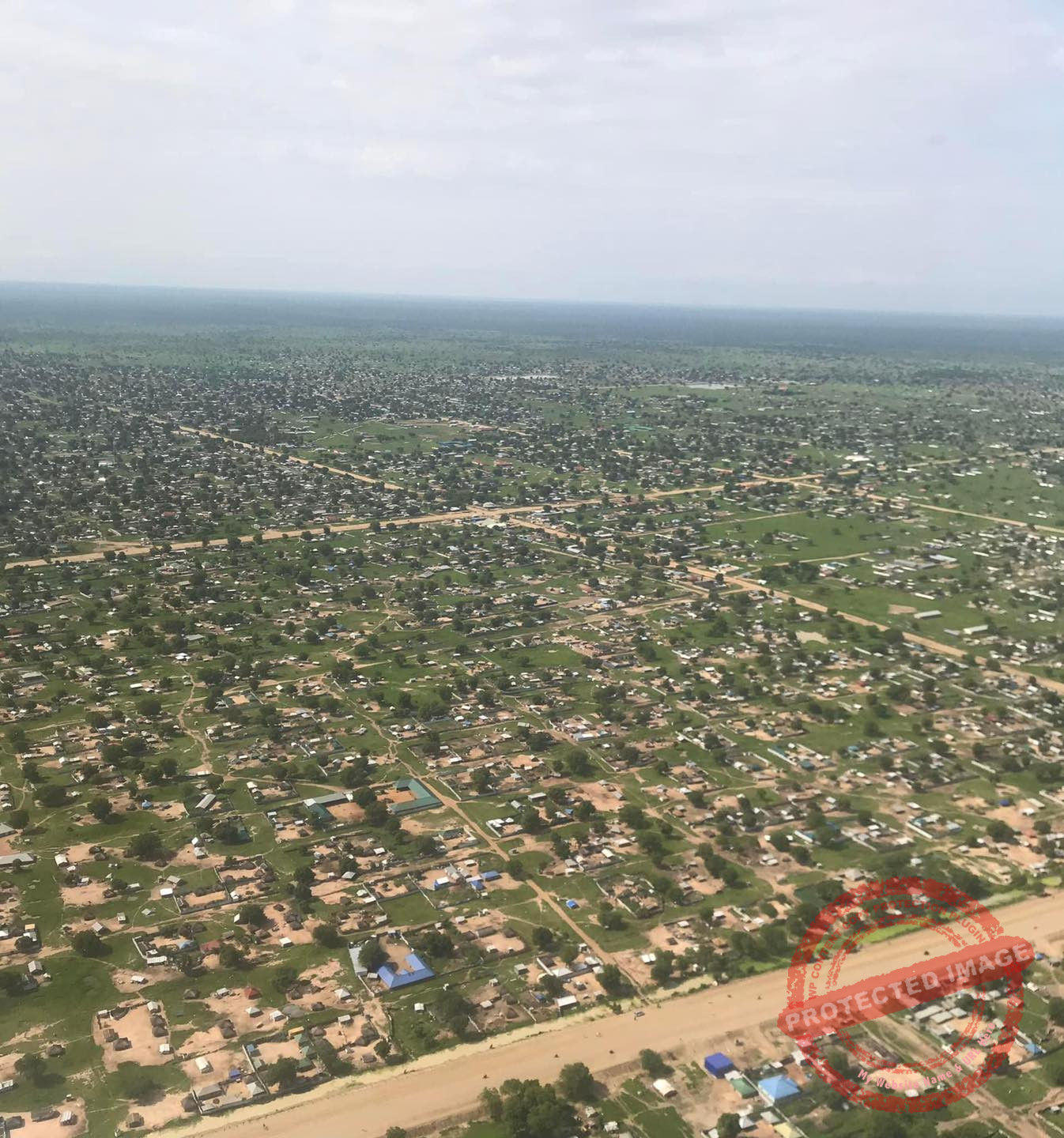 Aerial View of Bor, Jonglei State| Photo|Courtesy