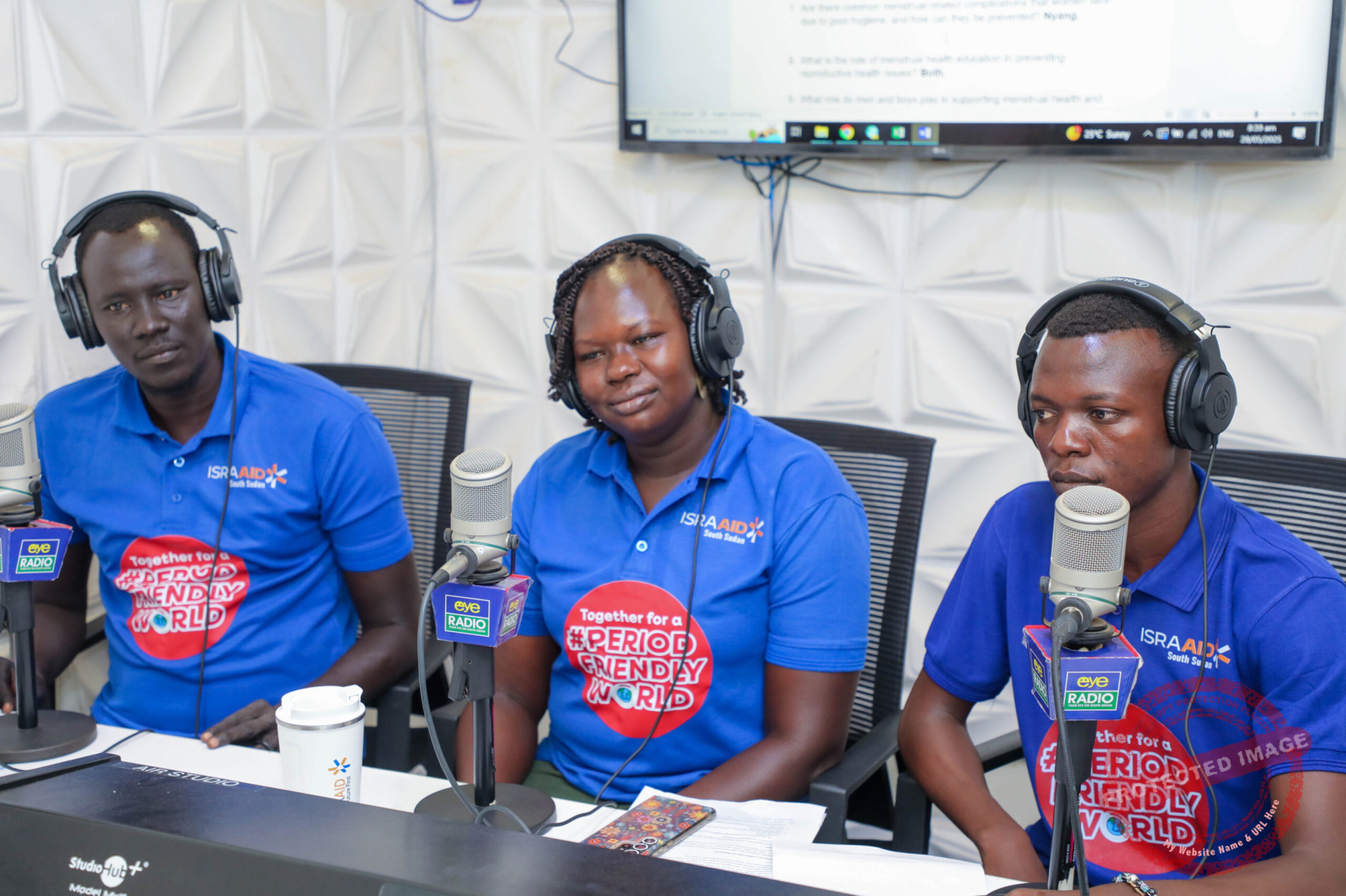 From left to right: Nyang Samuel, Akello Grace and Kpari Kennedy [photo: File/Eye Radio]